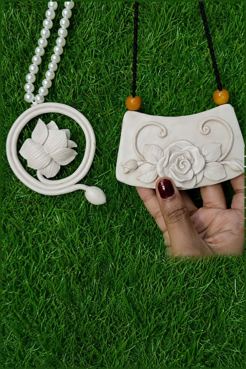 Attach a Tassel to Your clay necklace ideas