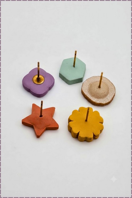 Best how to attach earring posts to clay