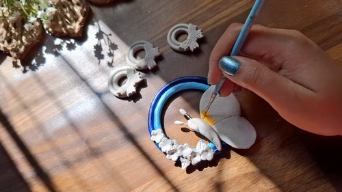 Clay Jewellery Handmade Butterfly Tutorial 6