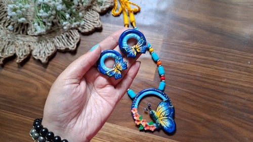 Clay Jewellery Handmade Butterfly Tutorial 10