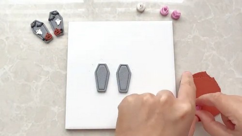 Flower Clay Earring Shapes Tutorial 2