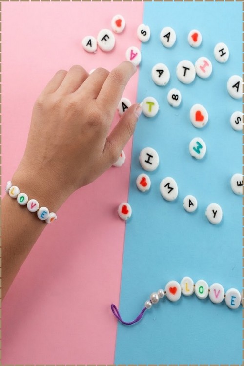 Letter Alphabets Beads Ideas 7