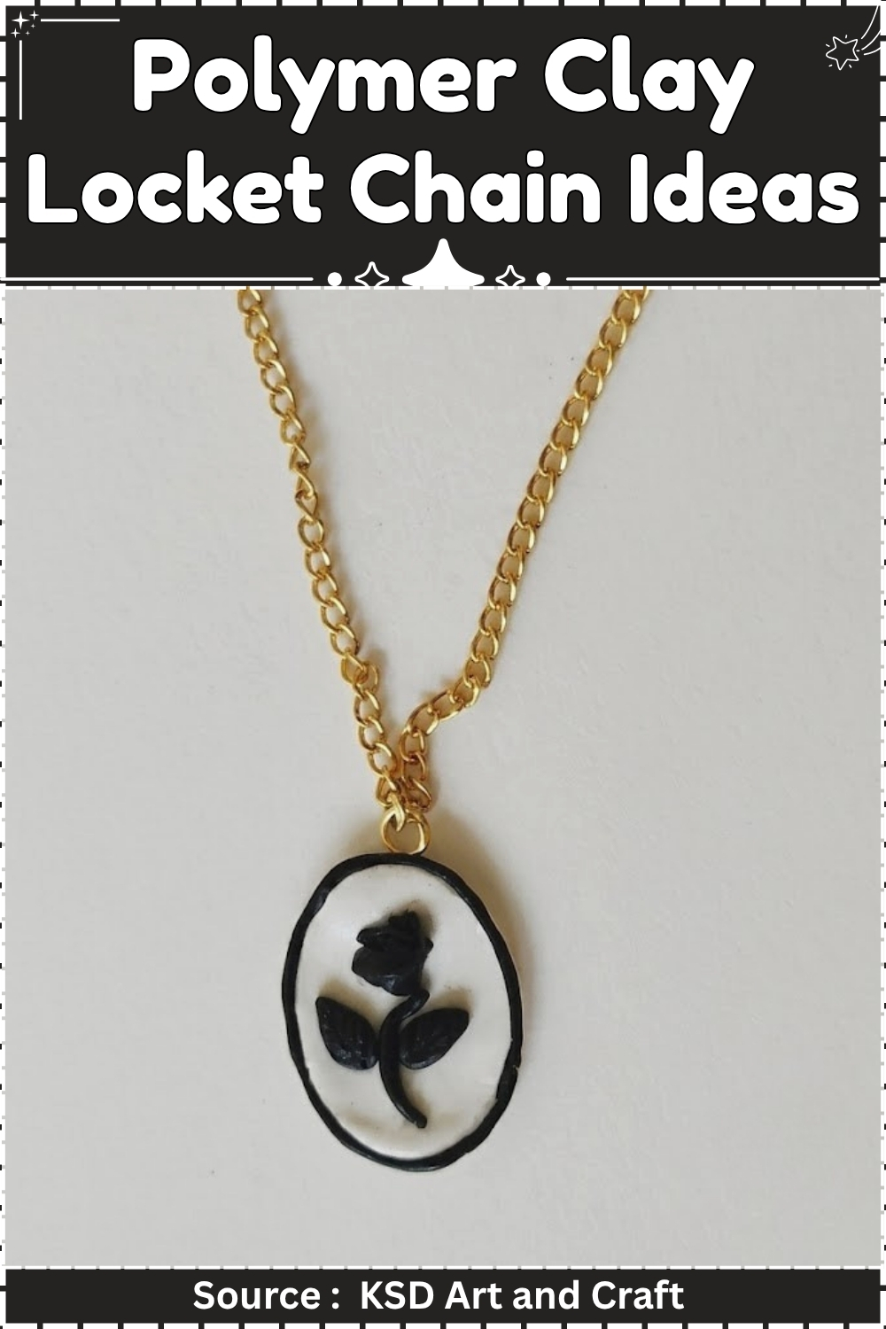 Polymer Clay Locket Chain Ideas