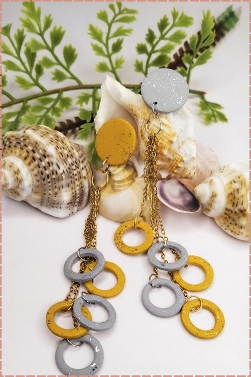 Trendy Polymer Clay Earrings
