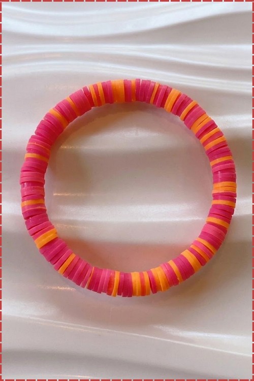 clay bead bracelets